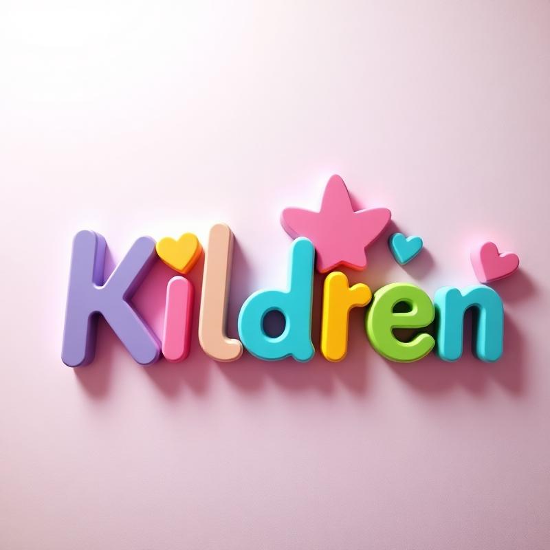 Nome Decorativo Infantil